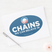 Obama Parodie Ketens Sticker (Envelop)