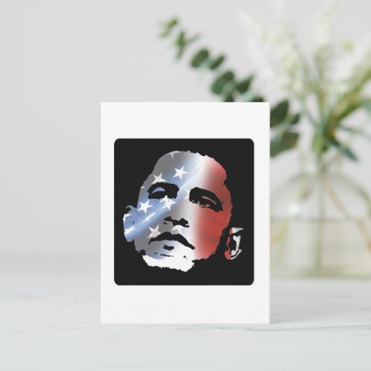 Obama Patriot Briefkaart (Staand voorkant)