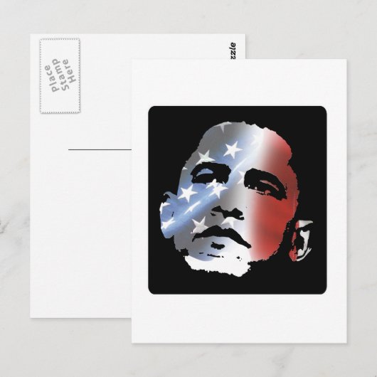Obama Patriot Briefkaart (Voorkant / Achterkant)