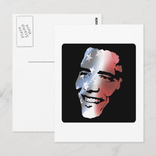 Obama Patriot Briefkaart (Voorkant / Achterkant)