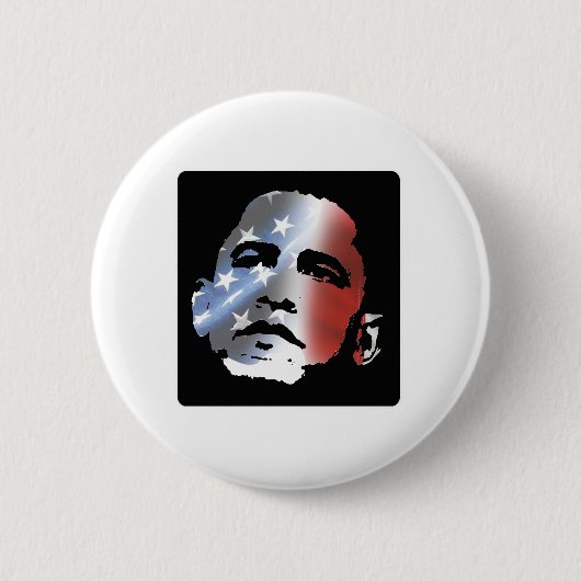 Obama Patriot Ronde Button 5,7 Cm (Voorkant)