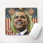 Obama Patriotic Mousepad Muismat (Met muis)