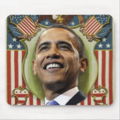 Obama Patriotic Mousepad Muismat (Voorkant)