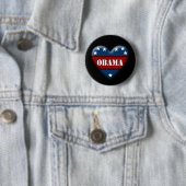 obama patriottisch hart ronde button 5,7 cm (In situ)