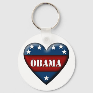 obama patriottisch hart sleutelhanger