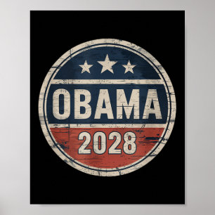 Obama  patriottische verkiezingen 2028 poster
