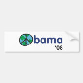 Obama Peace '08 Bumpersticker (Voorkant)