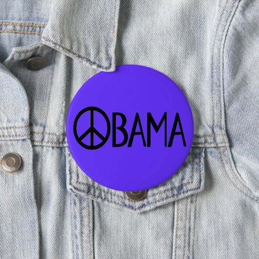 Obama Peace Button (In situ)