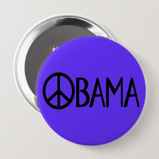 Obama Peace Button (Voorkant /achterkant)