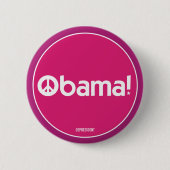 Obama Peace Button (Voorkant)
