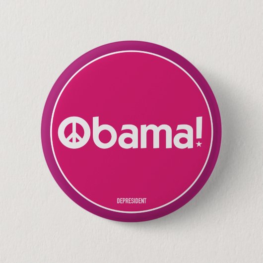 Obama Peace Button (Voorkant)