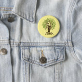 Obama Peace Tree Button (In situ)