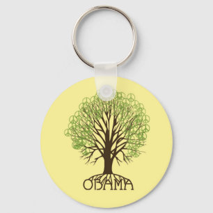Obama Peace Tree Sleutelhanger