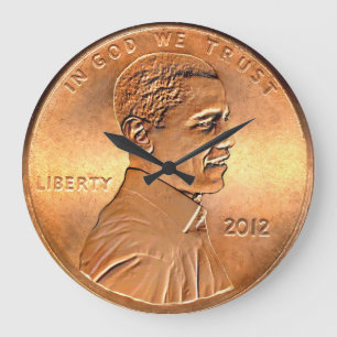 Obama Penny 2012-klok Grote Klok