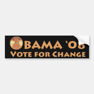 Obama Penny Bumpersticker