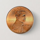 Obama Penny Button 2012 Edition (Voorkant)
