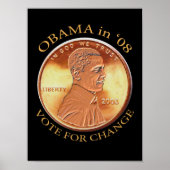 Obama Penny Poster (Voorkant)
