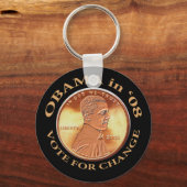 Obama Penny Sleutelhanger (Voorkant)