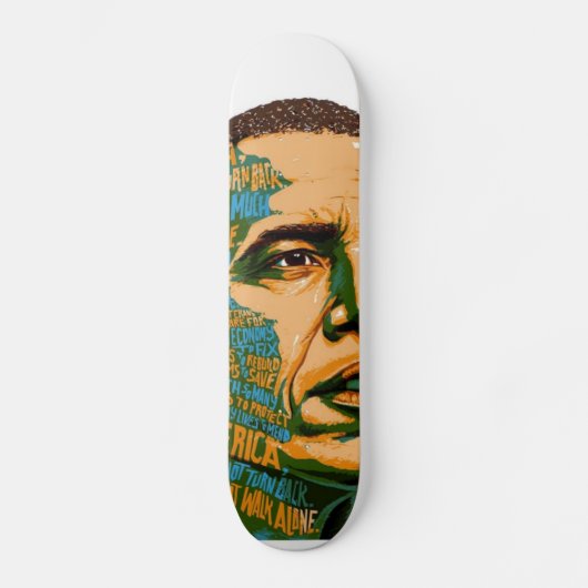 obama persoonlijk skateboard (Voorkant)