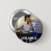 obama phone, OBAMA; Ronde Button 5,7 Cm (Voorkant /achterkant)