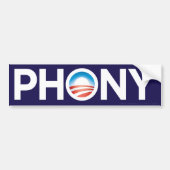 Obama Phony Bumpersticker (Voorkant)