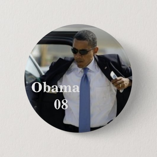 Obama pin ronde button 5,7 cm (Voorkant)