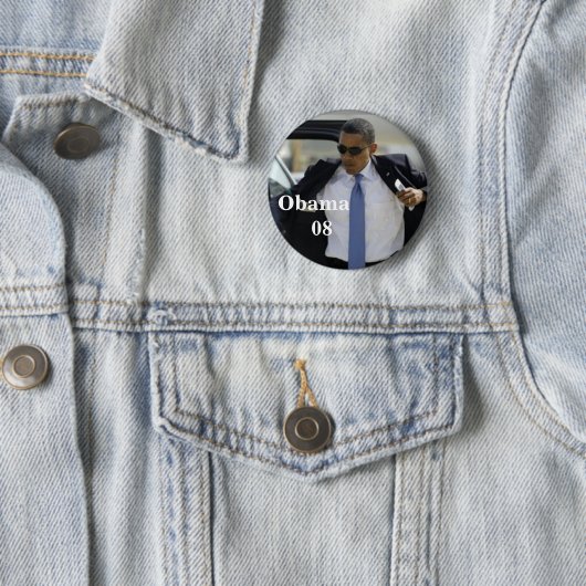 Obama pin ronde button 5,7 cm (In situ)