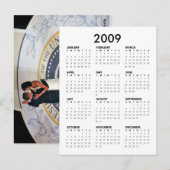Obama Pocket Calendar - Het dansen van Obama Briefkaart (Voorkant / Achterkant)