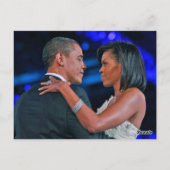 Obama Pocket Calendar - Het dansen van Obama Briefkaart (Achterkant)
