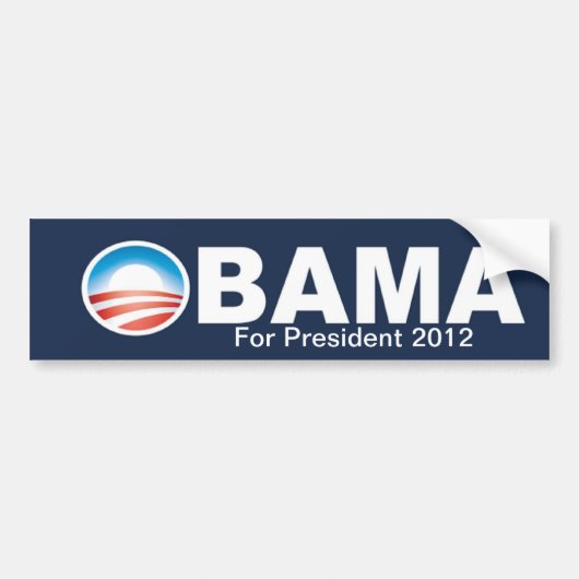 Obama Politieke Bumperstickers 2012 (Voorkant)