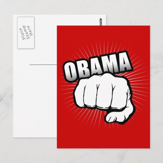 Obama-pomp Briefkaart (Voorkant / Achterkant)