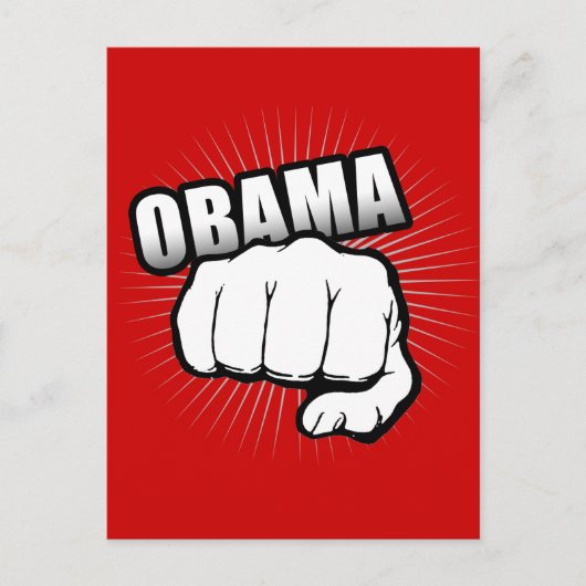 Obama-pomp Briefkaart (Voorkant)