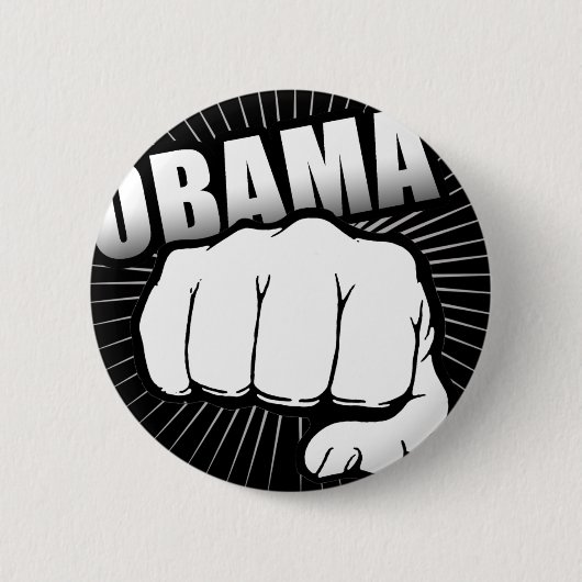 Obama-pomp Ronde Button 5,7 Cm (Voorkant)