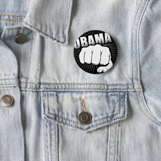 Obama-pomp Ronde Button 5,7 Cm (In situ)