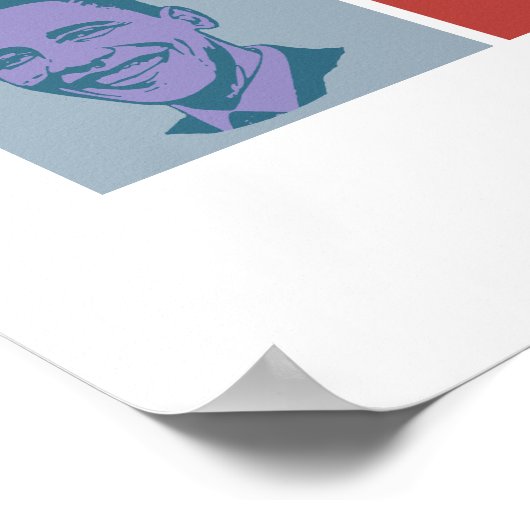 OBAMA POP ART. -.png Poster (Hoek)