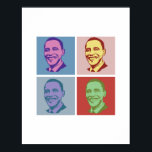 OBAMA POP ART. -.png Poster<br><div class="desc">PolitiClothes.com | Politieke kleding voor iedereen! Doorblader de 100 jaren van Politieke Humor T - shirts en VerkiezingsDesign op T-shirts,  Bumperstickers,  Hoodies,  Buttonnen,  Kaarten,  Mokken,  Posters en nog veel meer! VOLG ONS ONLINE @: SHOP: http://www.Politiclothes.com FACEBOOK: http://www.facebook.com/politiclothes TWITTER: http://www.twitter.com/politiclothes</div>