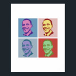 OBAMA POP ART. -.png Poster<br><div class="desc">PolitiClothes.com | Politieke kleding voor iedereen! Doorblader de 100 jaren van Politieke Humor T - shirts en VerkiezingsDesign op T-shirts,  Bumperstickers,  Hoodies,  Buttonnen,  Kaarten,  Mokken,  Posters en nog veel meer! VOLG ONS ONLINE @: SHOP: http://www.Politiclothes.com FACEBOOK: http://www.facebook.com/politiclothes TWITTER: http://www.twitter.com/politiclothes</div>
