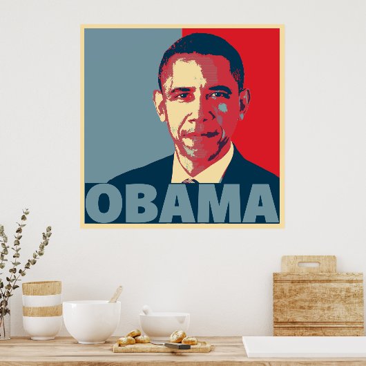 OBAMA POP ART POSTER (Keuken)