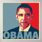 OBAMA POP ART POSTER (Voorkant)