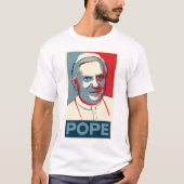 Obama pope Design T-shirt (Voorkant)