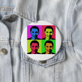 Obama Portret Ronde Button 4,0 Cm (In situ)