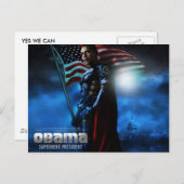 OBAMA POST CARD BRIEFKAART (Voorkant / Achterkant)