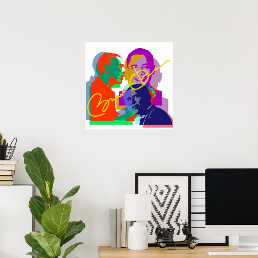 Obama poster (Thuiskantoor)