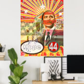Obama Poster - (Thuiskantoor)