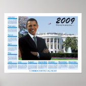 Obama Poster - 2009 Herdenkingskalender (Voorkant)