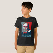 Obama Poster - Galileo-telescoop T-shirt (Voorkant volledig)