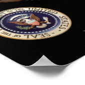 Obama Poster - lijst van alle 44 presidenten (Hoek)