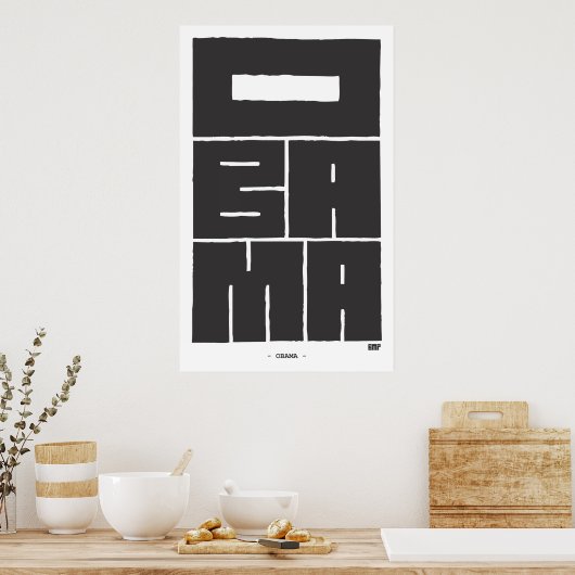 OBAMA-POSTER POSTER (Keuken)