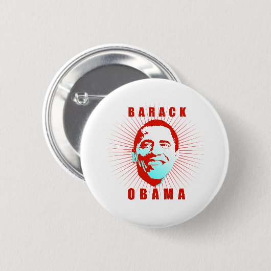 Obama Poster Ronde Button 5,7 Cm (Voorkant /achterkant)