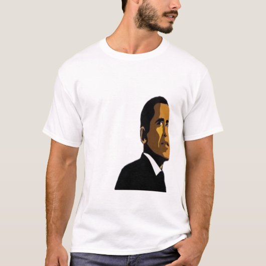 Obama Poster T-shirt (Voorkant)